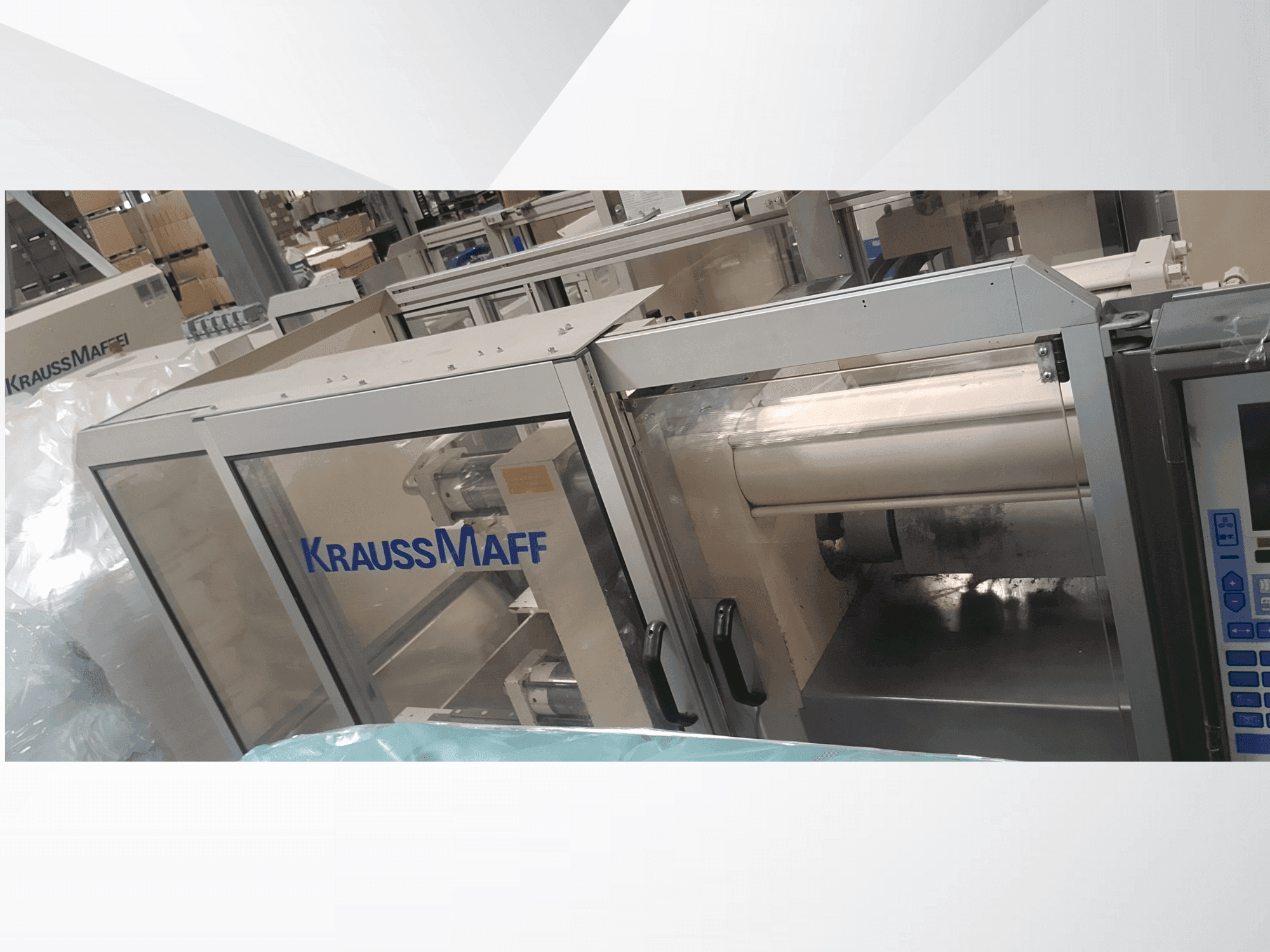 Front view of Krauss Maffei 340 c2/80 machine