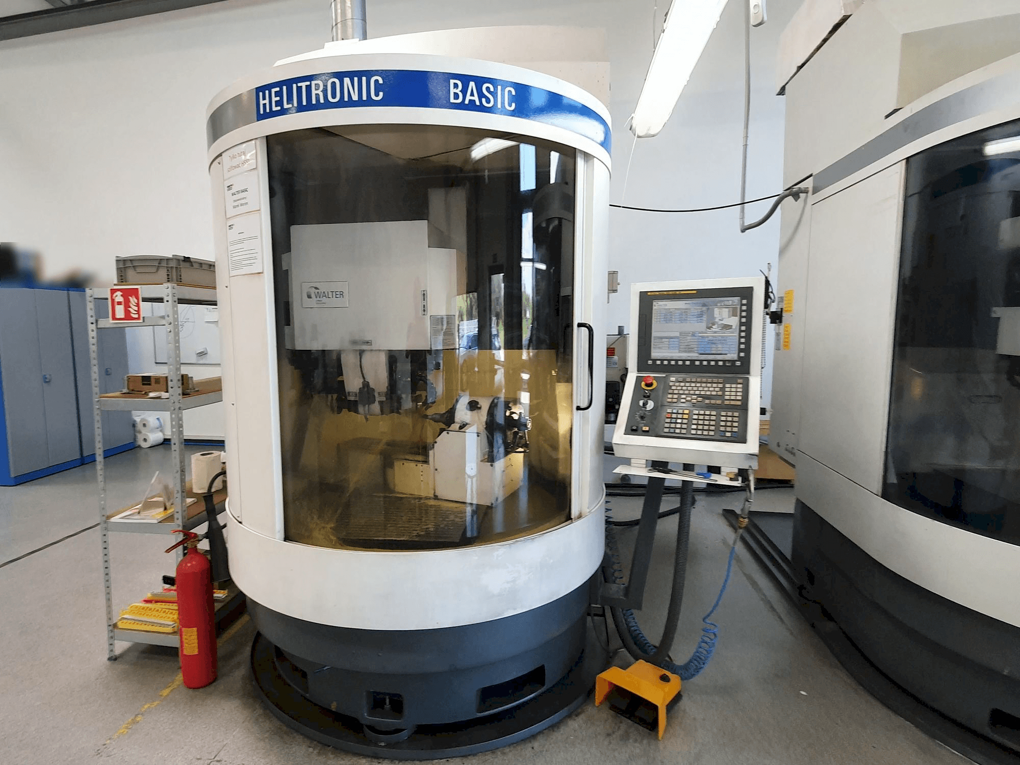 Front view of Walter Helitronic BASIC-F machine