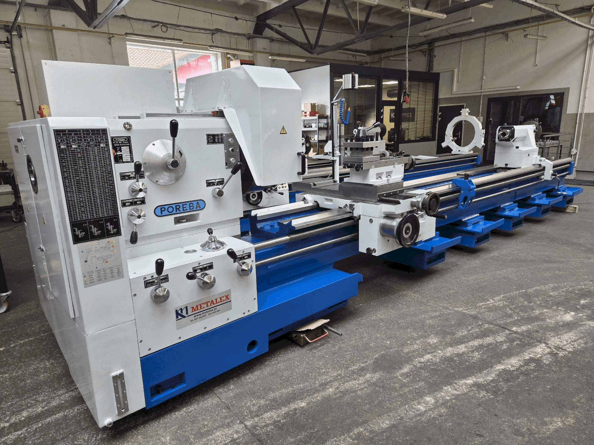 Front view of Poreba TPK 90/5M machine