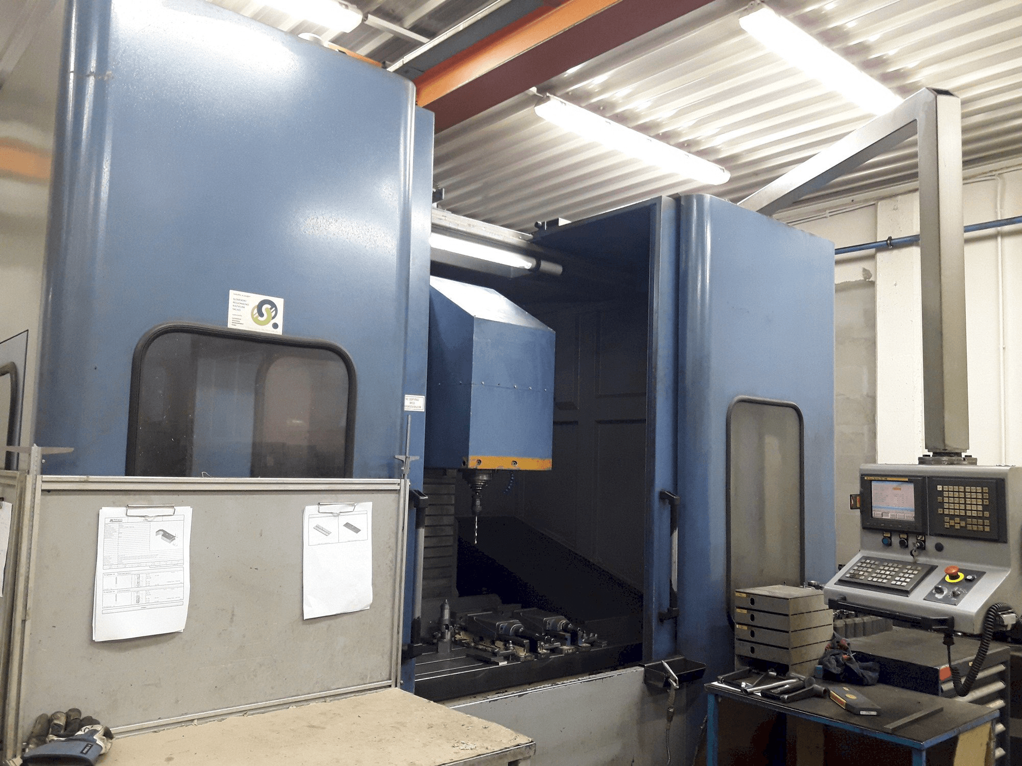 Front view of Fms Isx12 machine