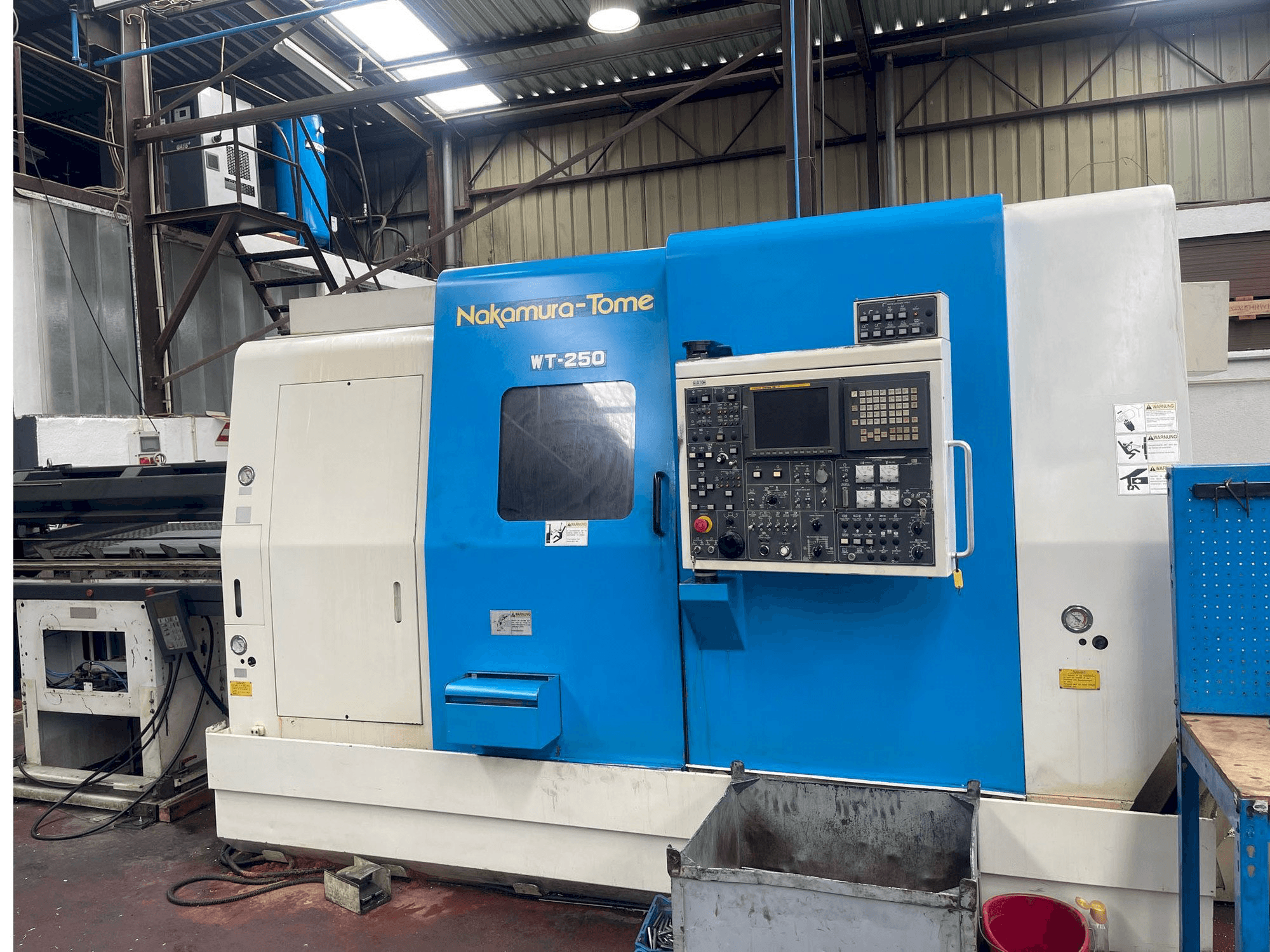 Front view of NAKAMURA Tome WT-250 machine