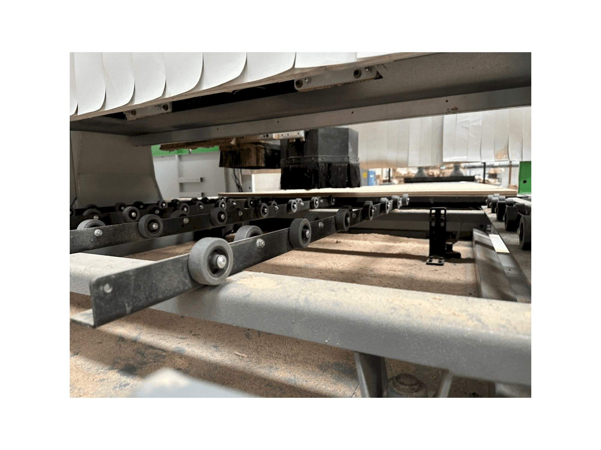 Working room of BIESSE machine