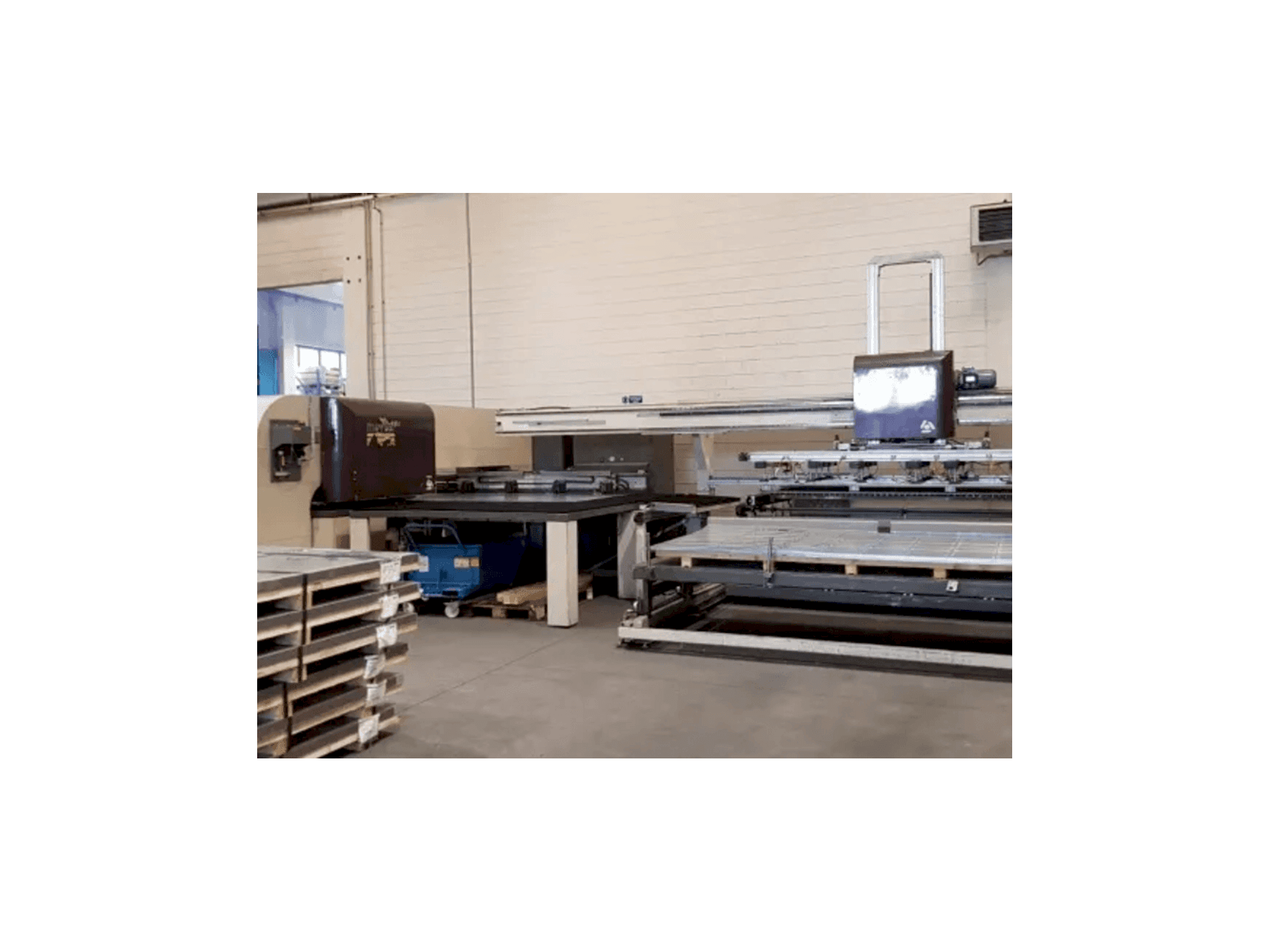 Front view of DANOBAT P1631 machine