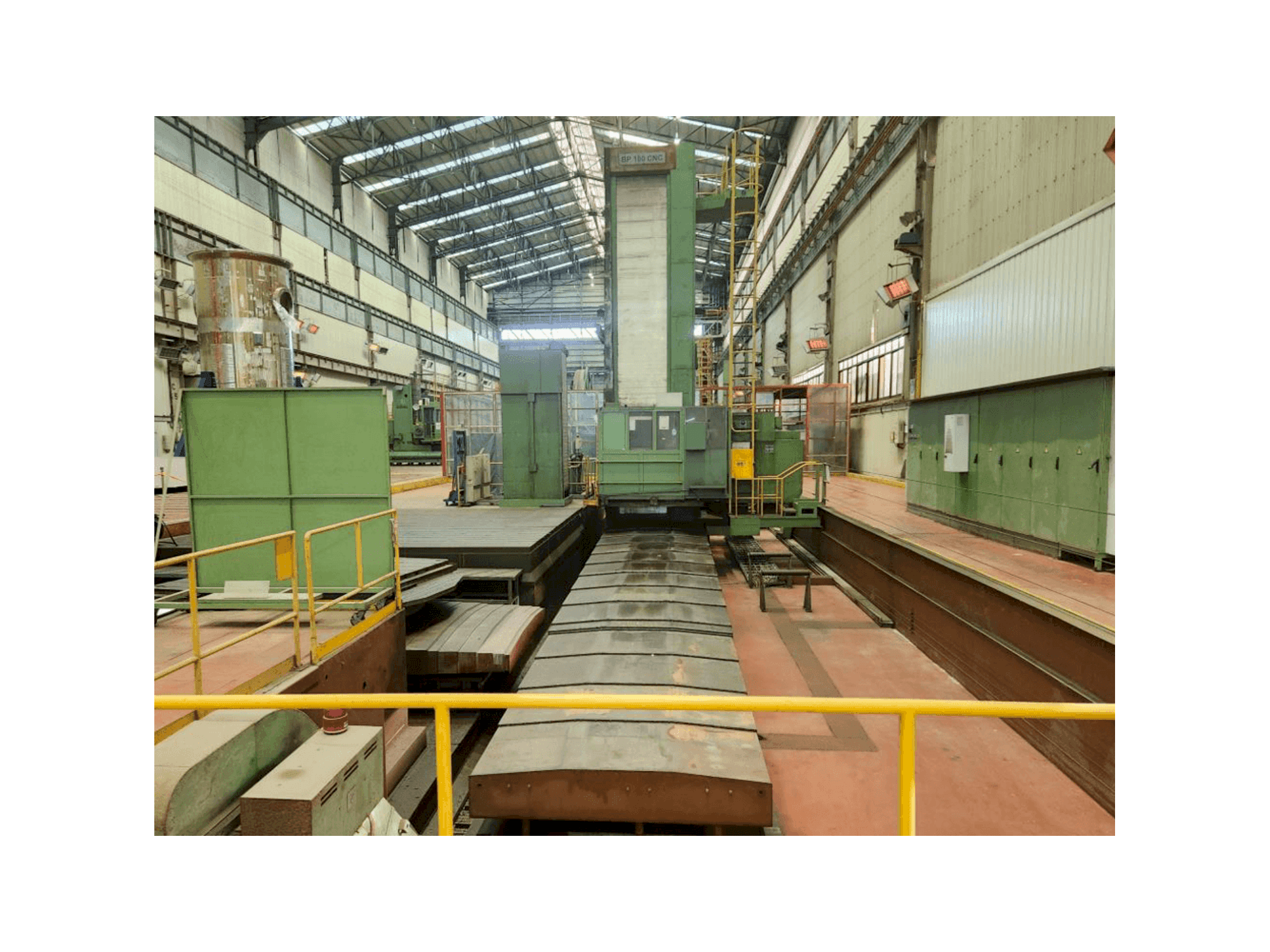 Front view of WMW BP 160 CNC machine