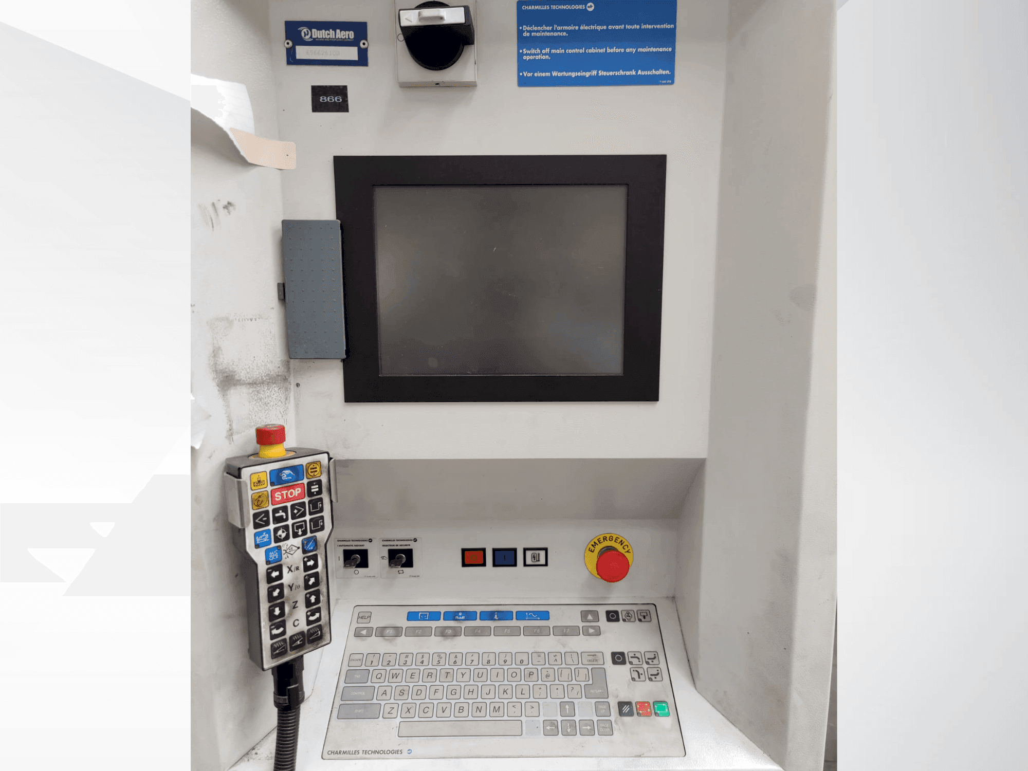 Control unit of CHARMILLES ROBOFORM 55P machine