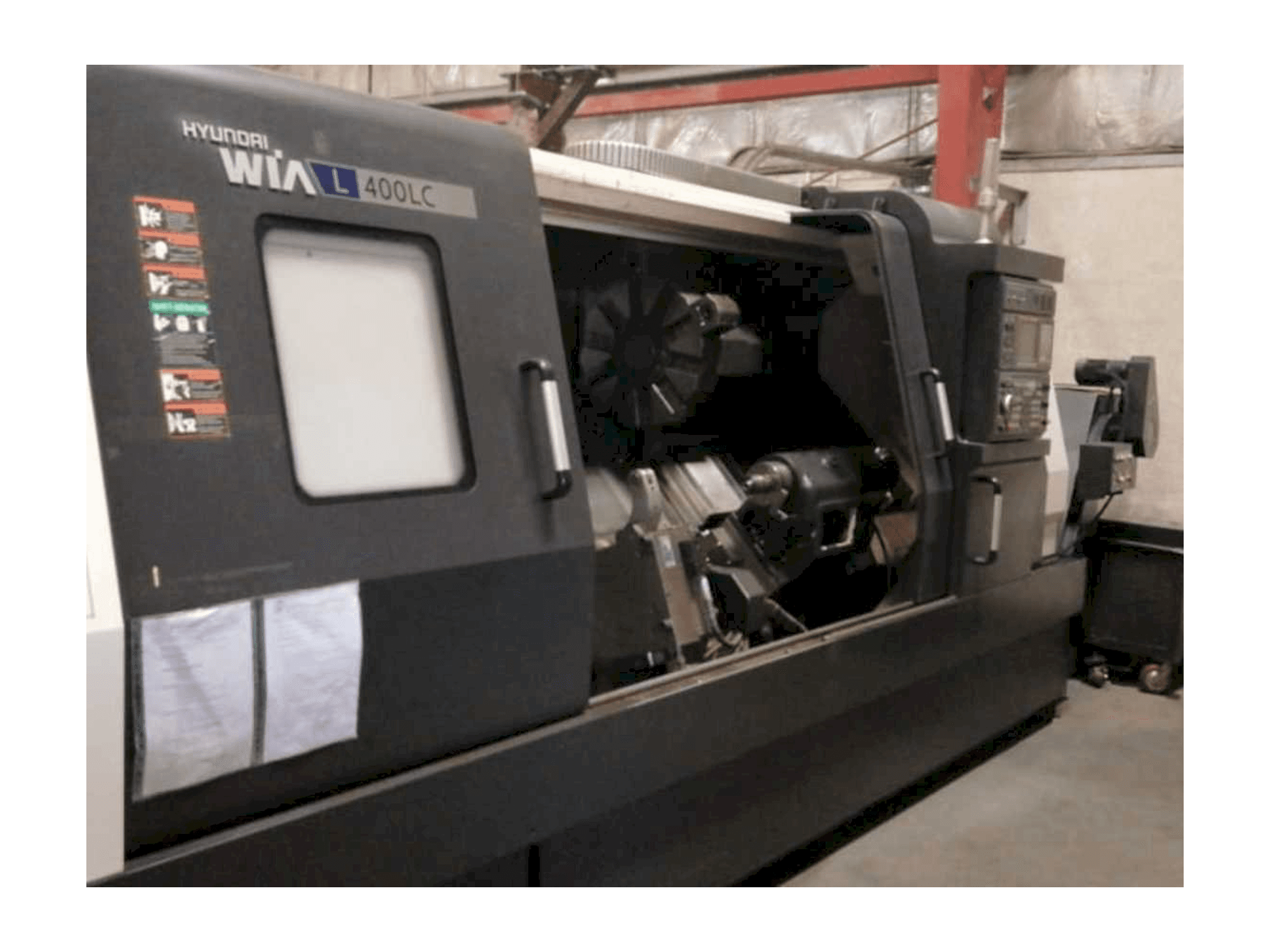 Front view of Hyundai Wia L400LC machine