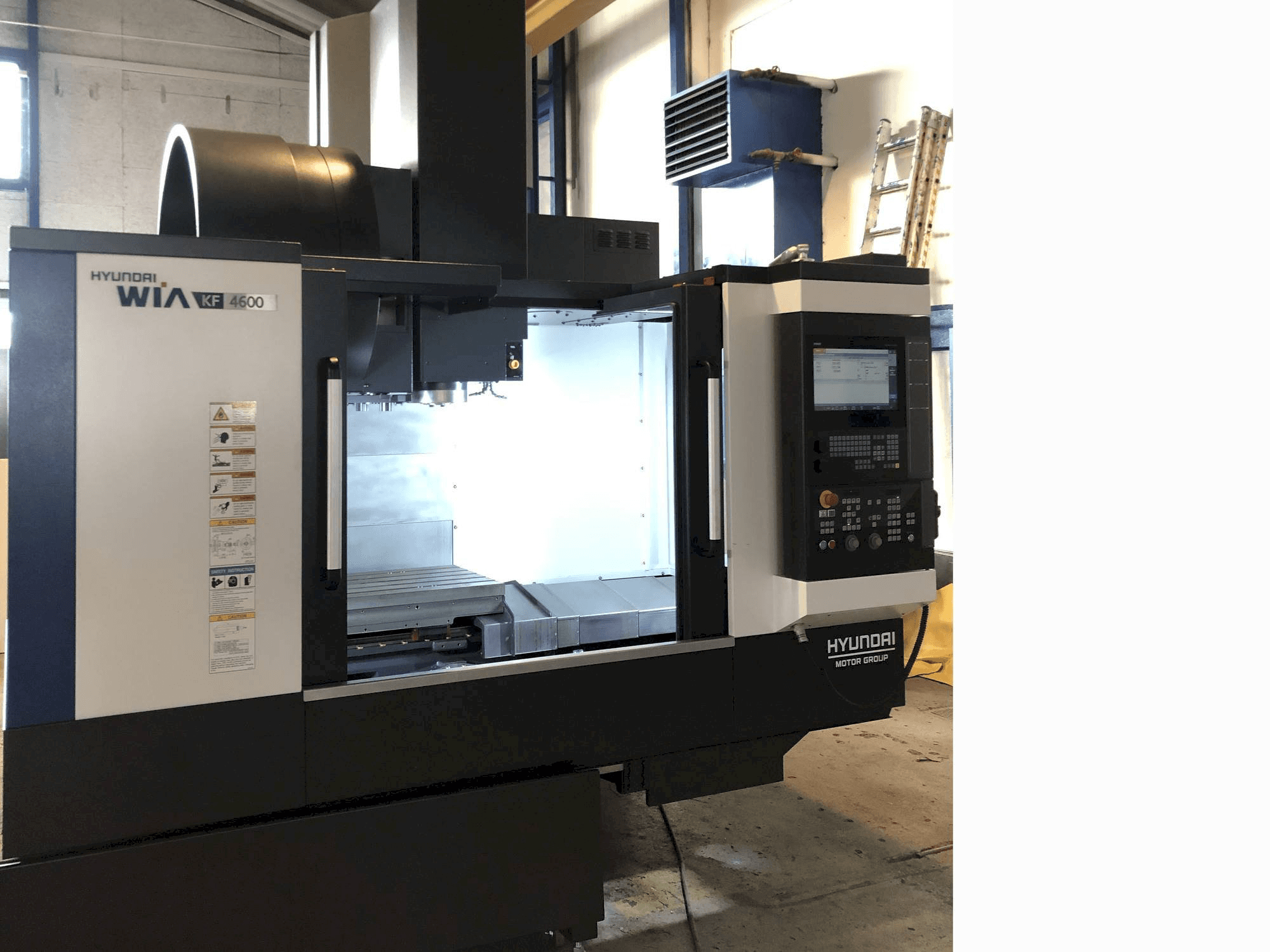 Front view of Hyundai Wia KF4600 machine