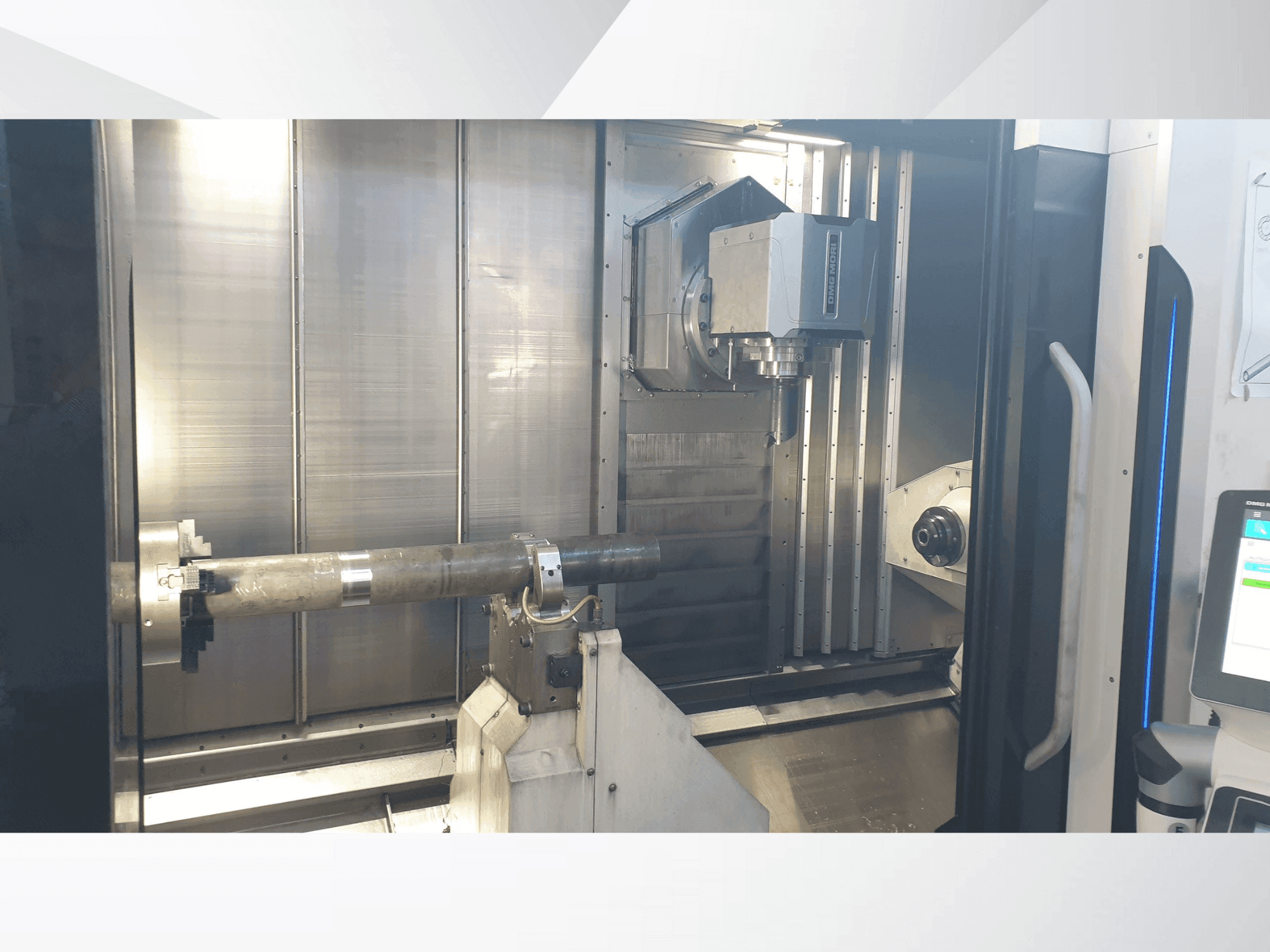 Front view of DMG MORI NTX 2500/1500 machine