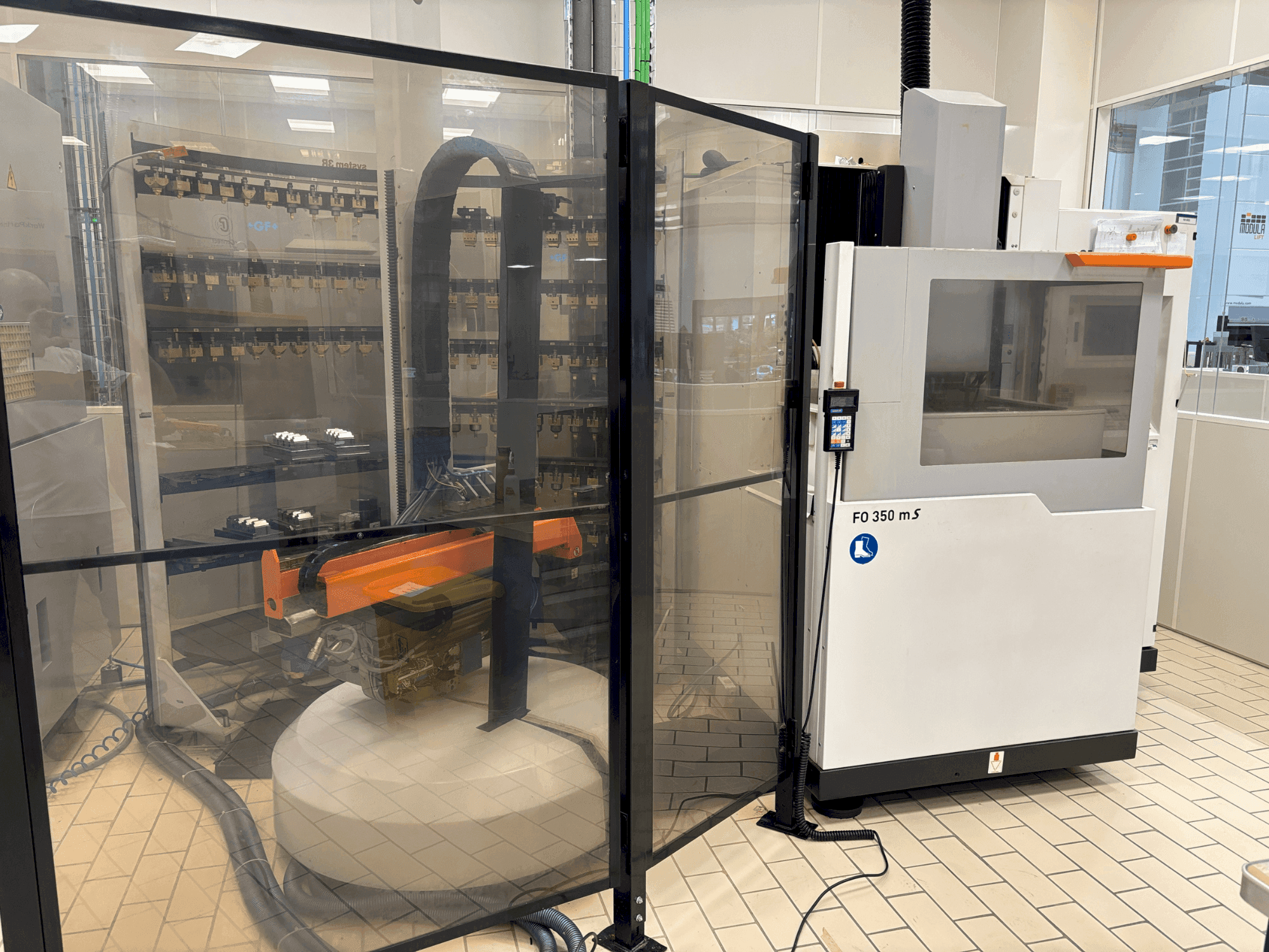 Front view of CHARMILLES ROBOFORM 350 machine