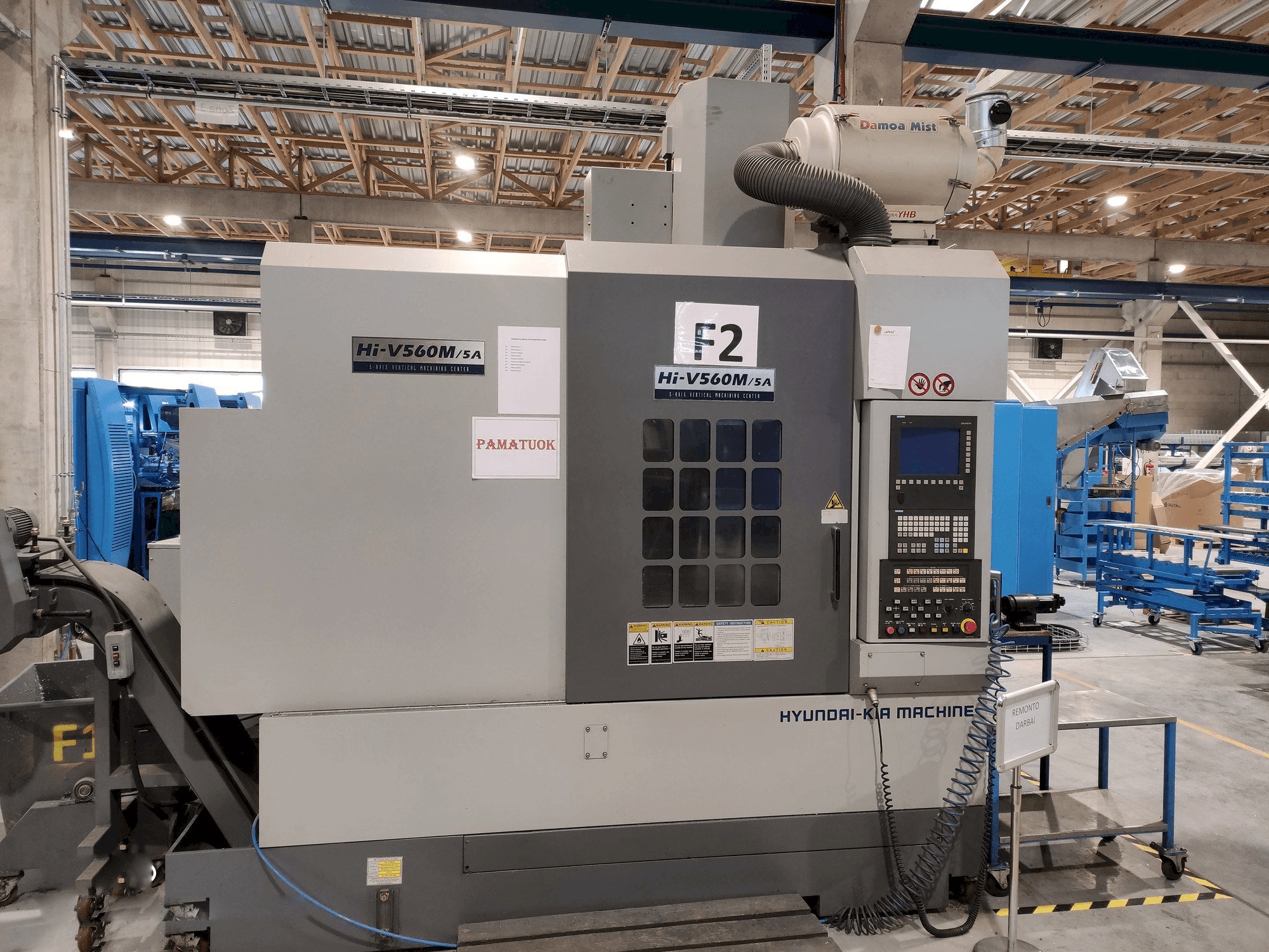 Front view of Hyundai Kia Hi-V560M/5A machine