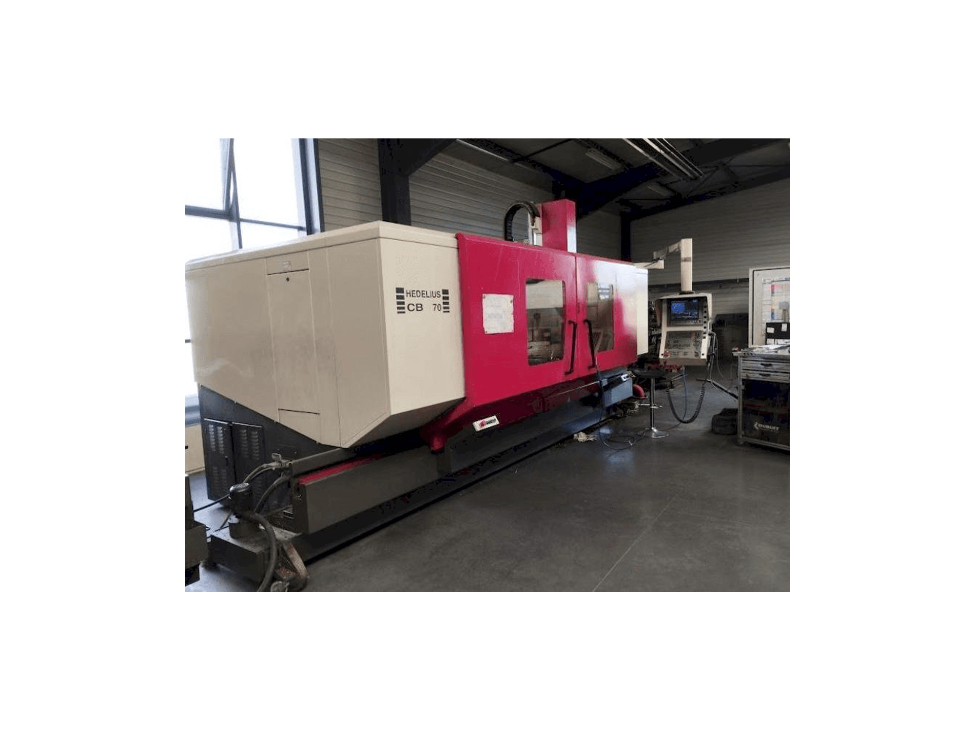 Front view of HEDELIUS CB 70-3200 machine