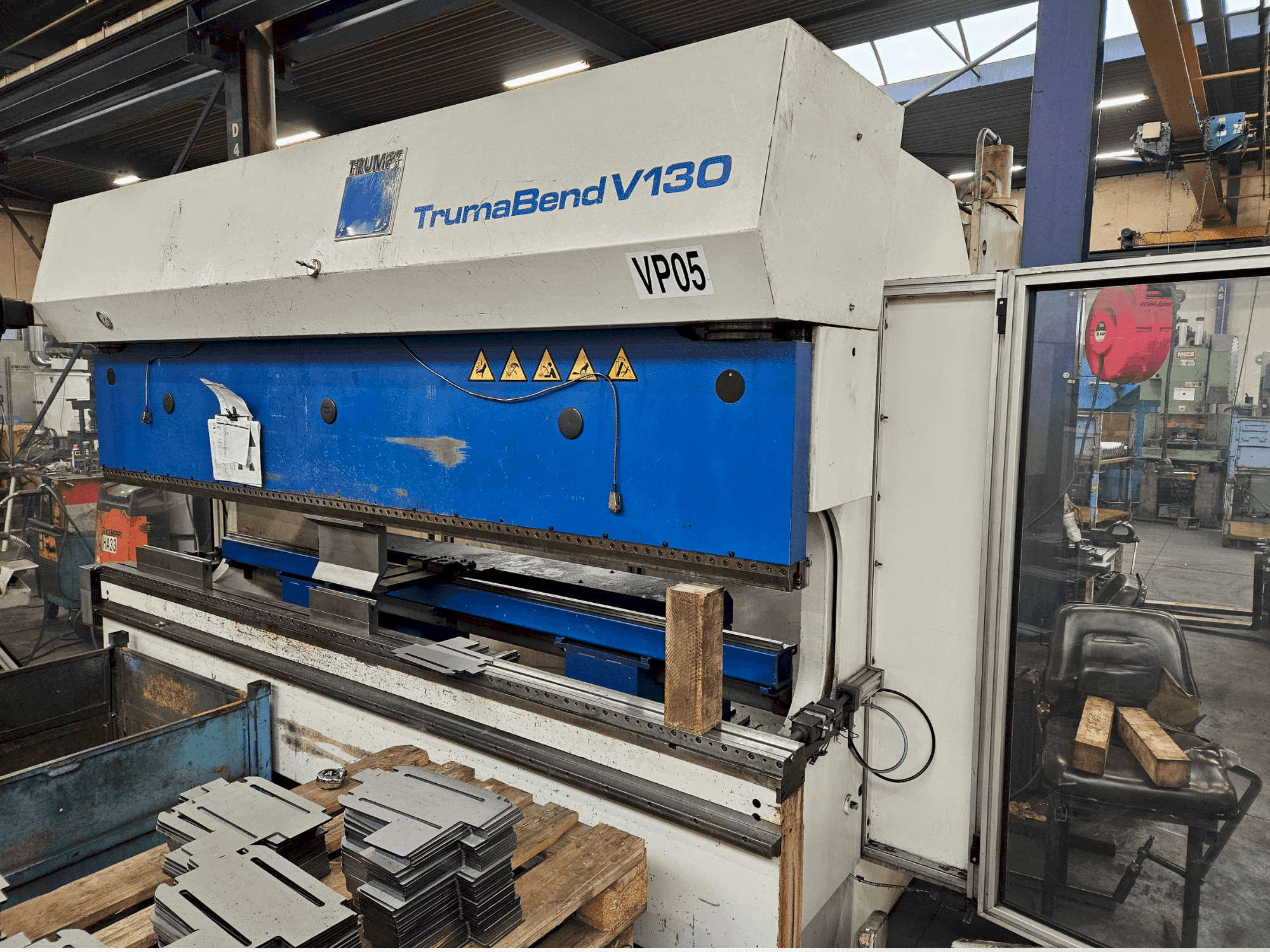 Front view of TRUMPF TrumaBend V130 machine